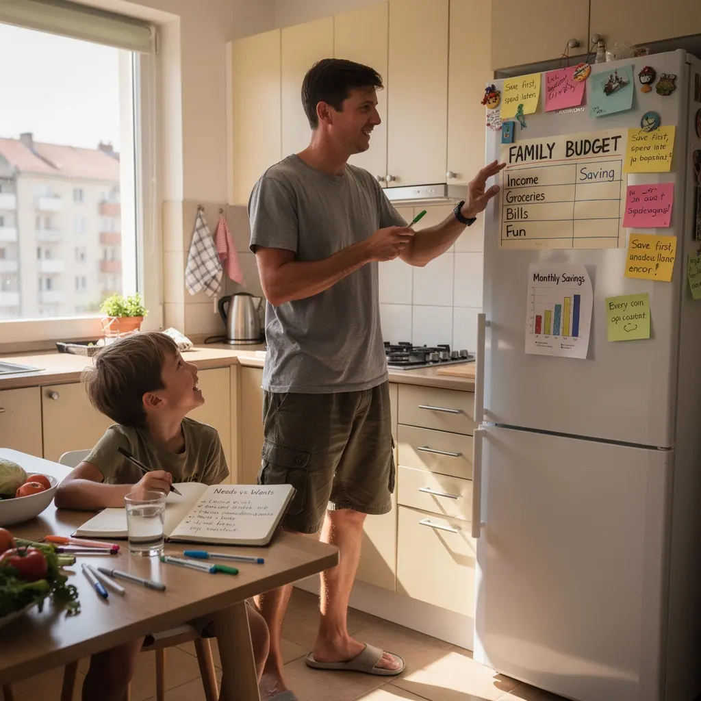 Költségvetési táblázat, amely segít a havi kiadások nyomon követésében